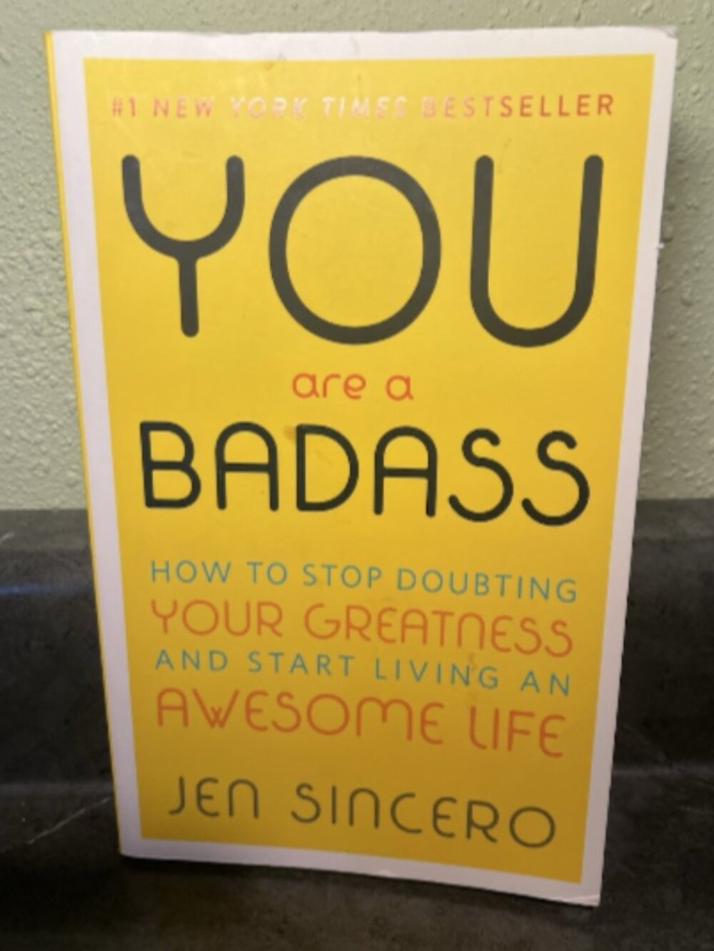 You Are a Badass: How to Stop Doubting Your Greatness- Paperback, by Jen sincero